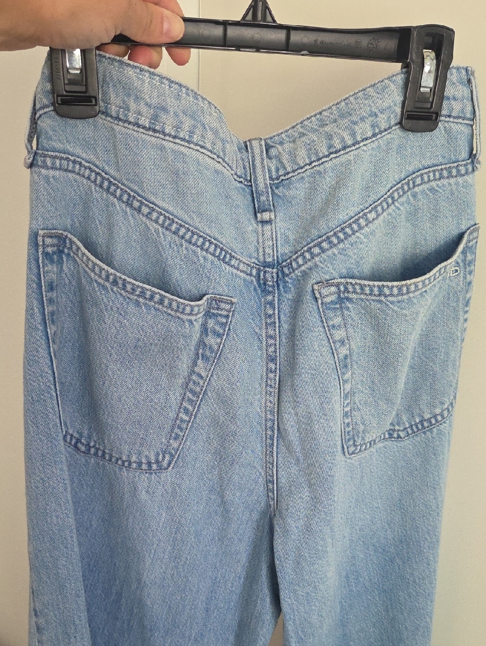 Rag & bone Annie Highwaist Wide-Leg Crop Jeans - Picture 8 of 8